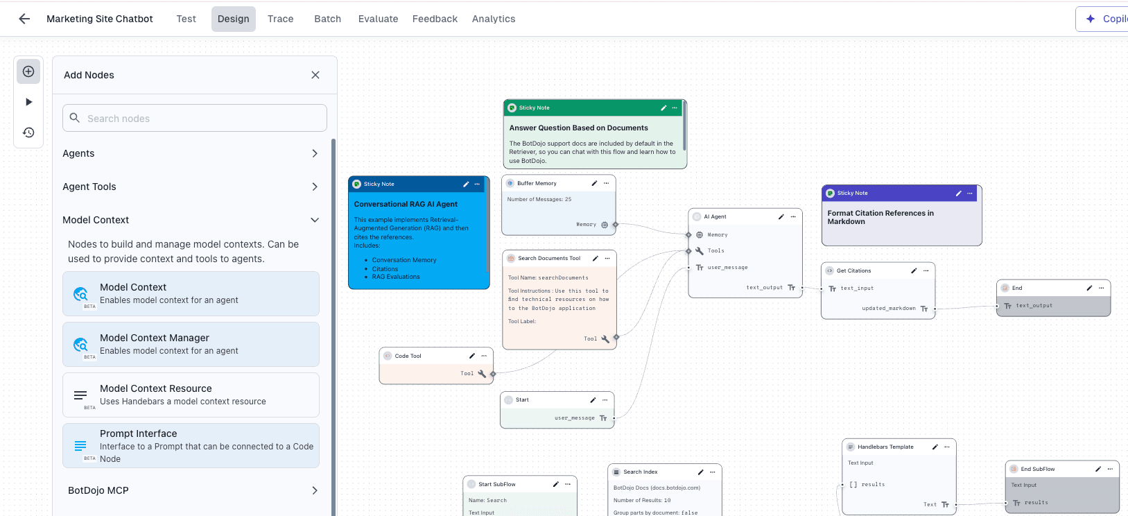 Visual workflow